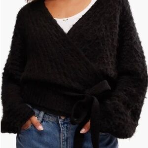 Free People Over You Wrap Cardigan (Size XL)